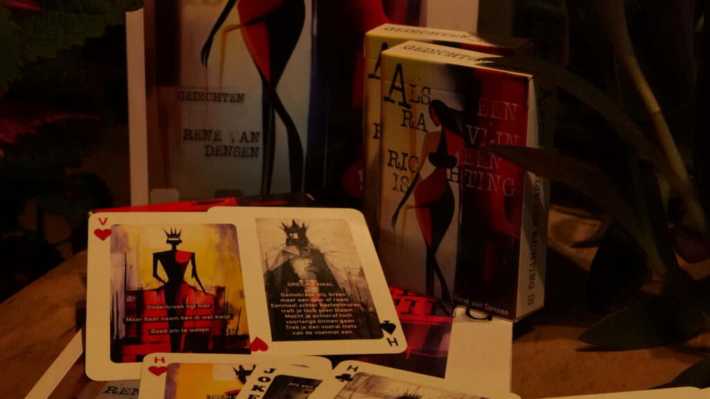 René van Densen's dichtbundel kaartset “Als Een Ravijn Een Richting Is”