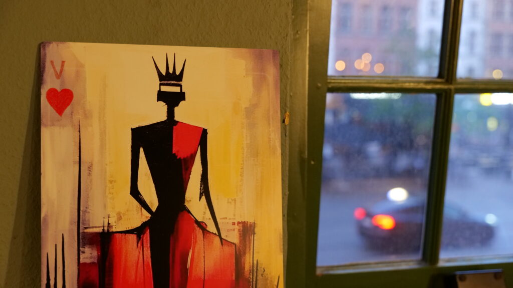 Expo van de metaalrprint afbeeldingen uit Als Een Ravijn Een Richting Is