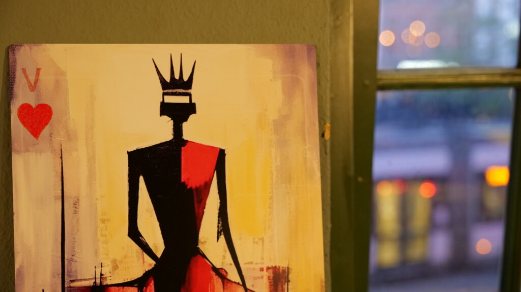 Expo van de metaalrprint afbeeldingen uit Als Een Ravijn Een Richting Is