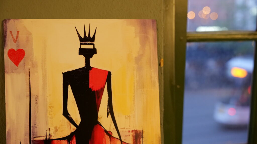 Expo van de metaalrprint afbeeldingen uit Als Een Ravijn Een Richting Is