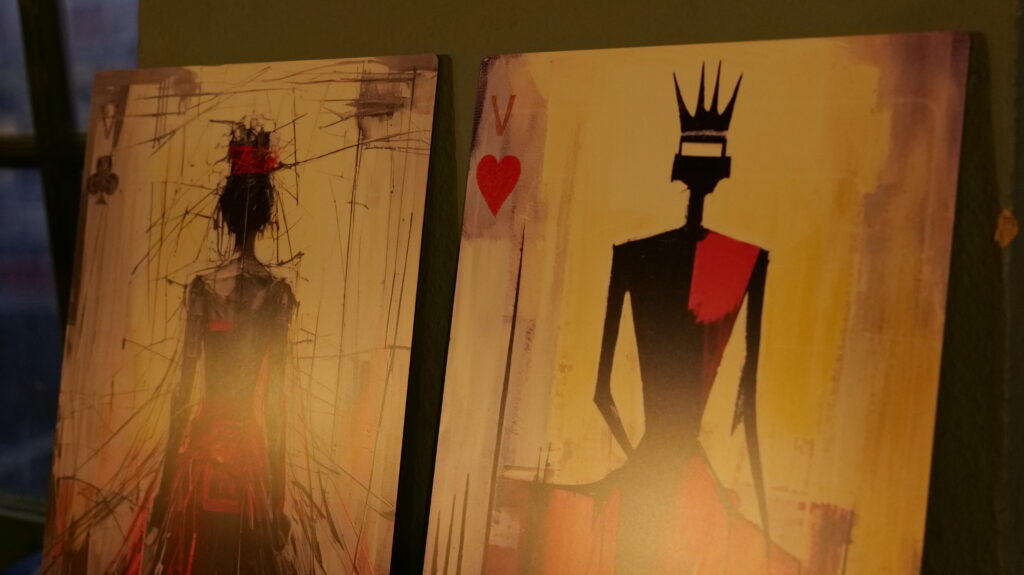 Expo van de metaalrprint afbeeldingen uit Als Een Ravijn Een Richting Is