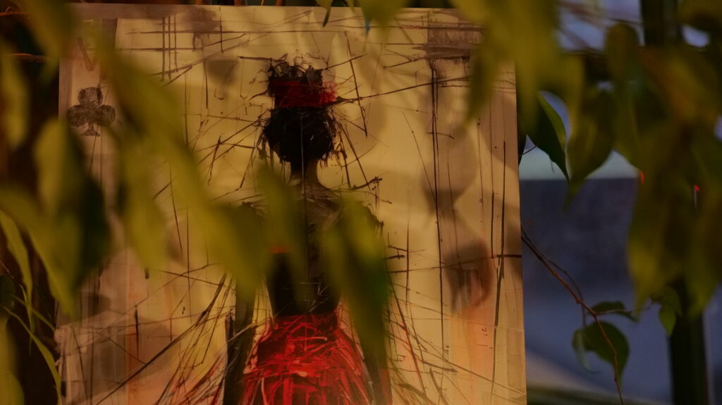 Expo van de metaalrprint afbeeldingen uit Als Een Ravijn Een Richting Is